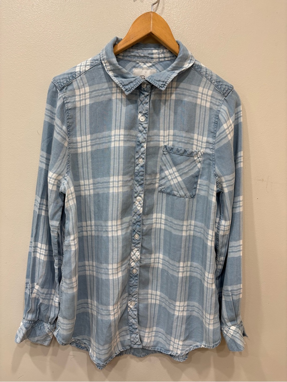 Rails Plaid Button Down Long Sleeve Top Women’s Size Medium